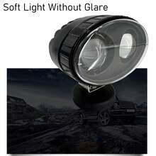 Luz LED de para Montacargas, 20 W, Luz de Respaldo, Límite de Zona de Almacén, Luz de Advertencia Azul - Negro - Ver 6