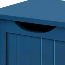 Butterslay 1PC Modern Freestanding Bathroom Storage Cabinet - Slim Home Organizer, Floor-Standing Storage For Bathroom & Living Room - 藏蓝色 - 查看 4