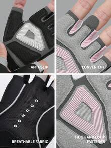 GOUNOD Męskie i damskie, lekkie rękawice do ćwiczeń, podnoszenia ciężarów, jazdy na rowerze, z doskonałą siłą chwytu. Rękawiczki antypoślizgowe do ćwiczeń fitness i jazdy na rowerze.