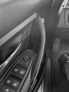 Car Inner Handle Door Panel Pull Trim Cover Black Front Rear Left/Right Interior Door Handles For BMW F30 F80 F31 F32 F34 F35