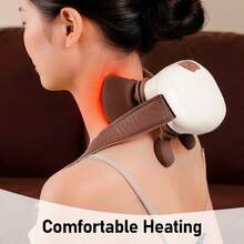 1pc Intelligent Neck Massager, Rechargeable Shoulder & Neck Kneading Massage Device For Home, Office And Travel Use - Multicolor - View 6