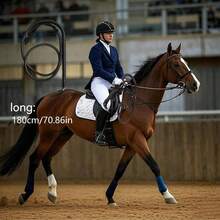 1pc Equestrian Cowboy Whip, Professional Equipment For Riders And Cowboys! Tightly Textured And Durable, Flexible Whip Body Can Accurately Deliver Commands And Recreate The Heroic Cowboy Style, Suitable For Equestrian Training, Stage Performance, And Casual Wear - Multicolor - View 5