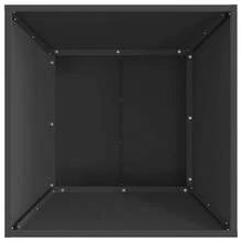 vidaXL Glut Schwarz 60 x 60 x 35 cm Stahl