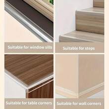 Silicone Edge Guard Strips, Pre-Adhesive, Plastic Corner Protectors, Transparent Bumper Guards, Suitable For Furniture, Cabinets, Tables, Drawers