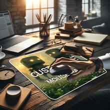 1PC Customize Your Own Mouse Pad Using Image Design, Suitable For Anime, Gaming And Portable Desktops. Ideal For Office, Advertising, Computer Work, Gaming, Christmas And Thanksgiving Gifts. Back To School