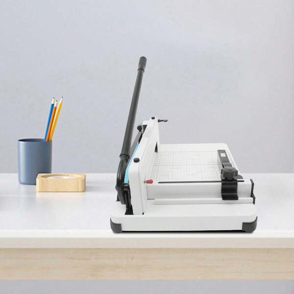 SHZICMY Manual Paper Cutter, Manual Paper Cutting Tool, Capable Of Cutting 400 Sheets Of A4 Paper At Once, With A Cutting Thickness Of Up To 1.57 Inches, Heavy-Duty Metal Base, Dual Safety Structure Including Safety Lock And Safety Cover