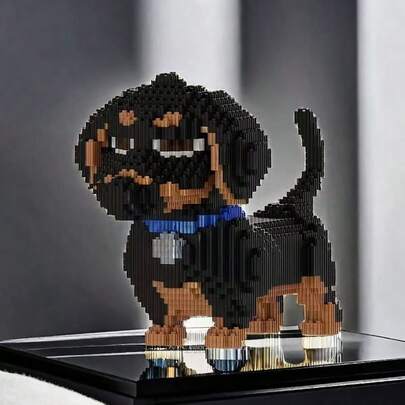 4516pcs Sausage Dog Building Blocks - Perfect Gift, Christmas And Halloween Room Decor