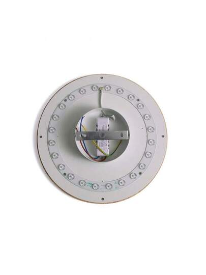 Alpinaluz 12W LED Wand Lamps, Ø20cm, Round Wood, Warm Indirect Verlichting Bedroom Kitchen view 10