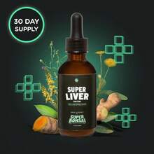 SuperBonsai Super Liver - Natural Ingredients With Milk Thistle And Dandelion Root - Daily Liver Support And Detox - GMO Free, Gluten Free, Vegan - Khác - Xem 8