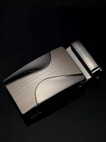 15种几何形状可选男士自动机械皮带扣 - 銀灰色 - 查看 25