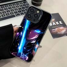 Giyu Tomioka Phone Case For  16 15 14 13 12 11 X XR XS 8 7 Pro Max Plus Translucent Color Protective Pretty, Cover Compatible With  17 Case,  17 Pro Case,  17 Pro Max Case - Negro2 - Ver 3