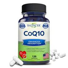 Suplemento de CoQ10 de 400 mg: Favorece el corazón, el cerebro y la producción de energía - 120 cápsulas - 1 botella - Ver 7