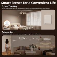 ZBM5-2C-80W,SONOFF SwitchMan Zigbee Smart Wall Switch, Remote APP Control, Voice Control, Timing Schedule, Smart Scene, Etc, Making Your Life More Convenient.Smart Home Control. - White - View 8