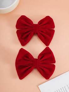 2 Stücke Mädchen Haarspangen mit Schleife, Weihnachtsmann, Schneemann, Weihnachtsbaum Dekor Haaraccessoires geeignet für den täglichen Gebrauch oder Weihnachten