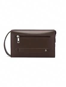 Bolso de mano con candado de contraseña antirrobo para hombres, billetera larga multifuncional, bolso de embrague de gran capacidad, adecuado como regalo para el Día del Padre, regalo de San Valentín, para ir al trabajo, viajes de negocios y viajes