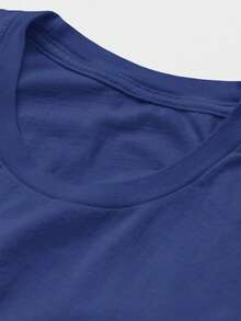 Men T-Shirts - 藏蓝色 - 查看 3