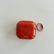 双层加厚复古半透明纯色耳机盒，带挂环，兼容苹果Pro 3/Pro 2/Pro/4/3/2，时尚耳机盒 - 彩色 - 查看 21