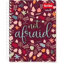 , NATURAL, Cuaderno Francs Espiral Doble de Pasta Semi Rgida, Cuadro C. de Hojas Diseo de Portada Aleatoria - Multicolor - Ver 5