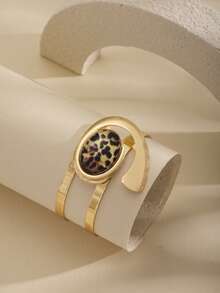 新款时尚不对称勃艮第项链、耳环、戒指、手链奢华珠宝套装、独特设计时尚配饰 - 不規則e - 查看 16