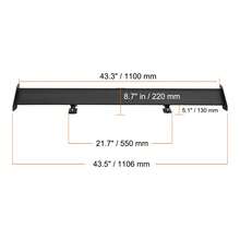GT Wing Car Spoiler, 43.3 Inch Universal Spoiler With Single Deck, Adjustable Lightweight Aluminum, Car Rear Spoiler Wing, Racing Spoiler BGW/JDM Drift Black - Single Layer Short Bracket Without Holes - View 10
