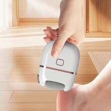 Automatic Foot Scrubber 1pc With 5 Grinding Heads - Electric Dead Skin And Callus Removal - Home Travel Foot Beauty Tool For Adults