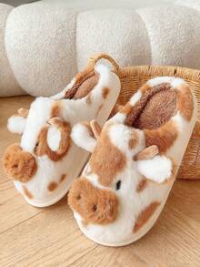 Warm Slippers In Autumn And Winter, Female And Male, Closed Toe Polar Thermal Lined With Memory Sponge Slippers, Non-Slip Rubber-Soled Household Slippers, With Cable Woven Pattern/Plain Design, Comfortable And Soft Plush Slippers, Suitable For Indoor Use In Living Room And Bedroom, Multi-Color Optional, Casual Daily Style Footwear, Suitable For Adults To Keep Their Feet Warm In Cold Weather As Valentine's Day Gifts.