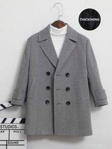 Young Boys Coat, Young Boy Warm Jacket, Collegiate Style With Lining, Autumn/Winter