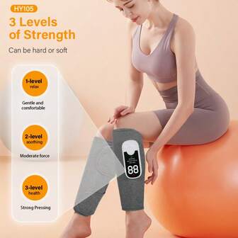 气压腿部按摩器有三种模式（全速、腿部和足部按压）、三种按压强度（强、中、弱），足部和小腿按摩，增强血液循环和肌肉放松，气压经络疏通器是馈赠亲朋好友的最佳礼物