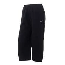 Nike Women's Pants AS W NSW PHNX BARREL LEG Black Thermal Lined Fitness Training Casual Cropped Pants IM7475-010 - Black - View 2