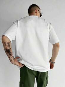 Suitable For Everyday Wear, It Pairs Well With Men's Jeans. Gifts For Men, Men's T-Shirts, Men's Tops, Men's Sweatshirts. Loose And Comfortable. Gift Idea - 白色 - 查看 3