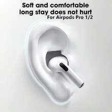 2PCS Soft Replacement Memery Foam EarTips Earmuff Ear Caps For AirpodPro 1/ 2 EarTips With Dust Mesh Soft Memory Foam & Silicone Perfect Fit The Ear Canal More Comfortable L M S XS Size Available - Multicolor - View 9