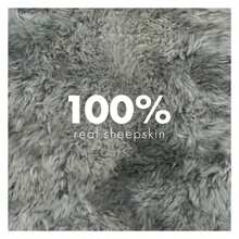 Sheepskin Long Hair 2x3 Ft | Bedside Rugs For Bedrooms, Sofa, Chair Or The Dining Table | Each Sheepskin Rug Isand Created By Nature | Small Fluffy Rug In Color Light Grey - 多色840 - 查看 4