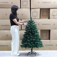 Cây thông Noel phủ tuyết cao cấp, cây thông Noel nhân tạo, lý tưởng để trang trí nhà cửa, văn phòng và tiệc tùng, bao gồm chân đế kim loại có thể gập lại - Nhiều màu - Xem 9