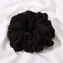 1条纯色休闲波西米亚风涤纶(特丽纶)发圈,四季皆宜,马来西亚/印尼女士头巾/发饰,发圈,马尾辫发绳,发圈,发饰,健身运动跑步装备橡皮筋,美容家居发饰 - 黑色 - 查看 27