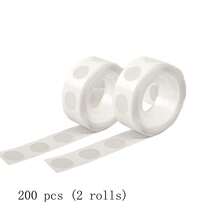 500pcs/5rolls Double-Sided Adhesive Dots, Transparent Balloon Glue Removable Glue Dots, Craft Glue Dots For Balloons, Christmas Party Gifts