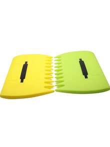 轻便耐用的落叶耙 - 非常适合收集落叶、铺撒覆盖物，适用于花园、草坪、庭院、户外露营、灌木丛、草地、土壤耕作和覆盖物铺撒 - 轻便塑料耙，用于园艺和庭院清洁