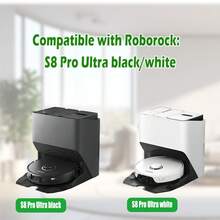 Suku Cadang Pengganti untuk Robot Penyedot Debu Roborock G20/S8/S8 PLUS/S8+/S8 Pro Ultra, Aksesoris Sikat yang Dapat Dilepas/Sikat Utama, Filter HEPA, Sikat Samping, Kain Pel/Kain Lap, Kantong Debu, dan Sikat Pembersih Kecepatan Tinggi. - MultiWarna - View 7