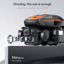 Motor sin escobillas, Drone, Fotografía aérea de alta definición ajustable, WiFi, Flujo óptico, Quadcopter, Evitación de obstáculos, Iluminación - Multicolor - Ver 6