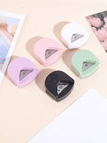 1pc R4 Creative Corner Rounder, Compact And Portable Office Supply And Student Accessory For Rounding And Cutting Paper Corners, Stylish And Simple Home Album Card Paper Right-Angle Corner Rounder