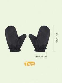 2 Pieces Of Clothing Steam Ironing Gloves, Clothing Steam Ironing Gloves, Anti-Steam Gloves, Waterproof And Durable, Heat-Resistant, Clothing Protective Ironing Gloves, Suitable For Clothing Steam Ironing Machine - Black - View 4