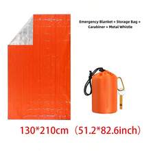 1 Stück Notfall-Schlafsack (3 Packungen) - Leichte Überlebensdecke für Outdoor-Notfälle - wasserdicht, winddicht und wärmereflektierender Biwaksack - kompakt und tragbar Campingausrüstung für Wandern, Trekking, Rucksackreisen und Überlebenssets - unerlässlich für Notfallvorsorge