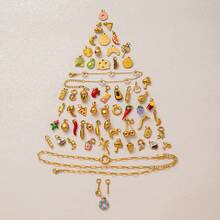 1pc Sweet And Cute New Fashionable Imitation Food Series Chili Mushroom Doughnut Hornbread Cheese Fries Toast Cake Blueberry Stainless Steel Pendant, Electroplated 18K Gold, Suitable For DIY Jewelry, Necklace, Bracelet Accessories, Earrings, Keychains, Bag Accessories, Women's Jewelry Accessories, Wallet Accessories, Small Pendant, Stainless Steel DIY Accessories