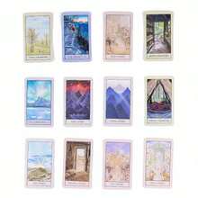 Mindscapes Tarot: Spiritual Guidance Cards For Tarot Beginners, Card Game, Intuitive Design, Modern Spiritual Divination Tool, Suitable For Meditation