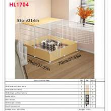 Enclosed Heating Cat Nest With Litter Box, All-In-One Maternity Ward For Cats, Breeding Box For Giving Birth And Raising Kittens
