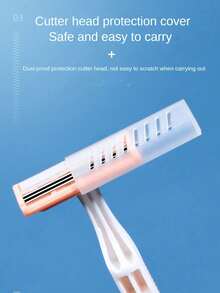 Multi-Color Skin Cleansing, Armpit & Leg Hair Removal Razor, Manual Hair Removal Tool - Multicolor - View 9