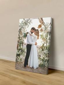 1 Stück personalisierter Foto-Leinwanddruck - Leinwanddrucke mit Ihren Fotos als individuelle Wandkunst für Schlafzimmer, Van Gogh, Wohnzimmer, Hochzeit, Baby, Haustier, Familie, Liebe, Paar, Freund, Bild, Foto, gerahmte Wandkunst, Halloween-Dekorationen, Weihnachtsgeschenk, Geschenk für den besten Freund, Familiengeschenk, Geburtstagsgeschenk, Geschenk für Familie/Freund/Freundin/Freund