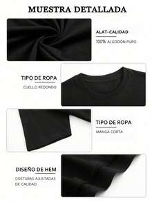 Camisetas Gráficas De Algodón 100 % Con Estampado De Letras Y Tazón De Ramen Para Hombre, Camiseta De Otoño De Corte Regular Para Hombre, Camisetas Negras Informales Con Cuello Redondo Y Estampado De Letras, Lavables A Máquina, Adecuadas Para Deportes Al Aire Libre Y Camisetas De Verano, Regalos Para Fiestas De Halloween, Regalo Perfecto Para Amantes De La Comida O Eventos Festivos, Diseño Vintage Y Divertido Inspirado En La Comida Japonesa. - Negro - Ver 6