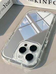Acrylic Mirror Phone Case Compatible With IPhone 17 Pro Max/17 Pro/17 Air/17/16 Pro Max/16/16 Pro/16 Plus/16e/15/15 Pro Max/15 Pro/15 Plus/11/12/13/14 Pro Max/XS/XR/11 Pro/11 Pro Max/12 Pro/12 Pro Max/13 Pro/13 Pro Max/7 Plus/14 Pro/14 Pro Max/14 Plus/7 Plus/8 Plus/8/SE2, Minimalist Creative Hard Shell - Kiểu 1 (1 chiếc) - Xem 2