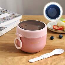 1 pieza Taza de avena, Taza adelgazante, Taza de leche, Taza de desayuno, Taza de ensalada, Adecuada para la escuela, picnic, aplicable para sopa, avena, leche de soja, ideal para el hogar, viajes y uso al aire libre, herramienta de cocina esencial