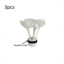 3 wytrzymałe i odporne na warunki atmosferyczne lotki do badmintona, odpowiednie do ćwiczeń badmintona na świeżym powietrzu i do treningu sportowego, sprzęt sportowy, niezbędny do treningu fitness i sportu - Wielokolorowe - Zobacz 8